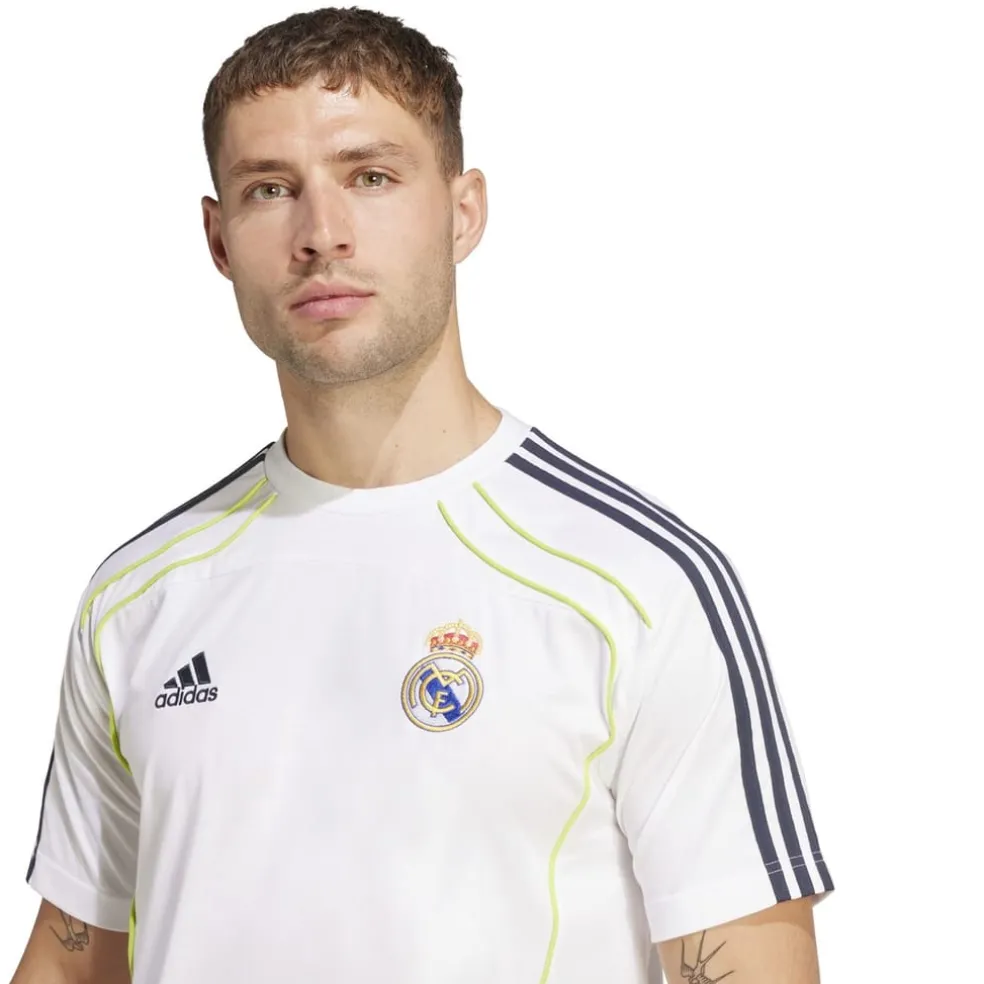adidas Real Madrid Ubackpack T-Shirt Adults in White