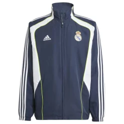 adidas Real Madrid Ubackpack Tracksuit Top Adults in Blue
