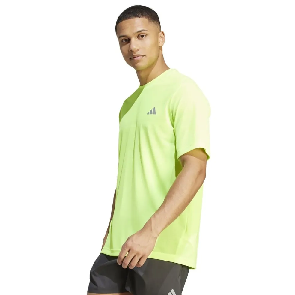 adidas Regular Fit Crew Neck T-Shirt in Green