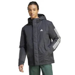 adidas 3s Hooded Jacket in Black