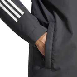 adidas 3s Hooded Jacket in Black