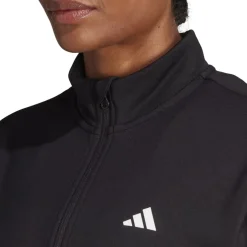 adidas 90s Regular Fit Mock Neck Jacket in Black