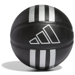 adidas 3s Rubber Mini Basketball in Black