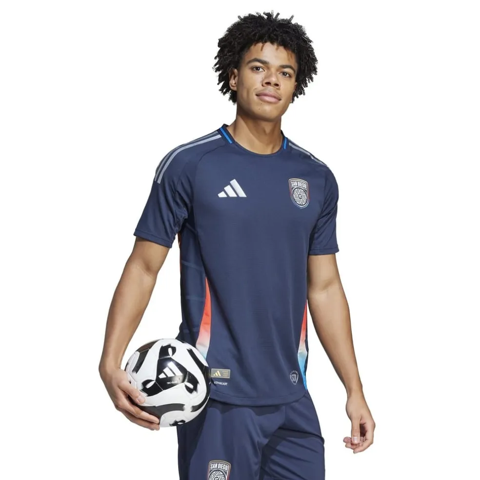 adidas San Diego Fc Authentic Home Shirt 2025 Adults in Blue