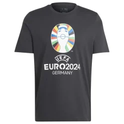 adidas Short Sleeve T-Shirt Top in Black