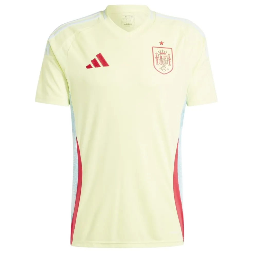 adidas Spain Away Shirt 2024 Adults in Yellow