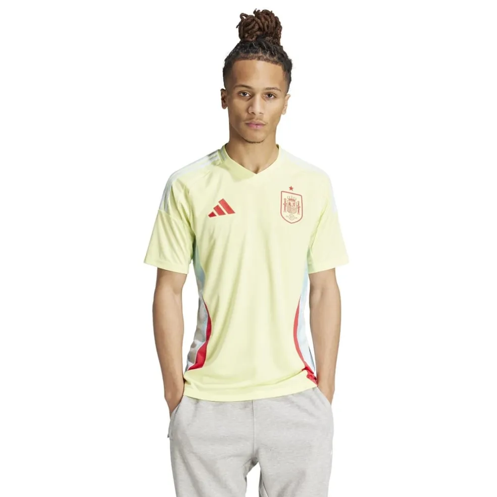 adidas Spain Away Shirt 2024 Adults in Yellow