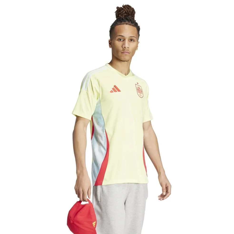adidas Spain Away Shirt 2024 Adults in Yellow