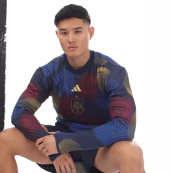 adidas Spain Pre-Match Warm Top in Blue