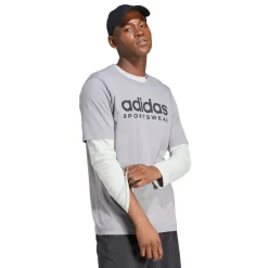 adidas Sportswear T-Shirt in Grey