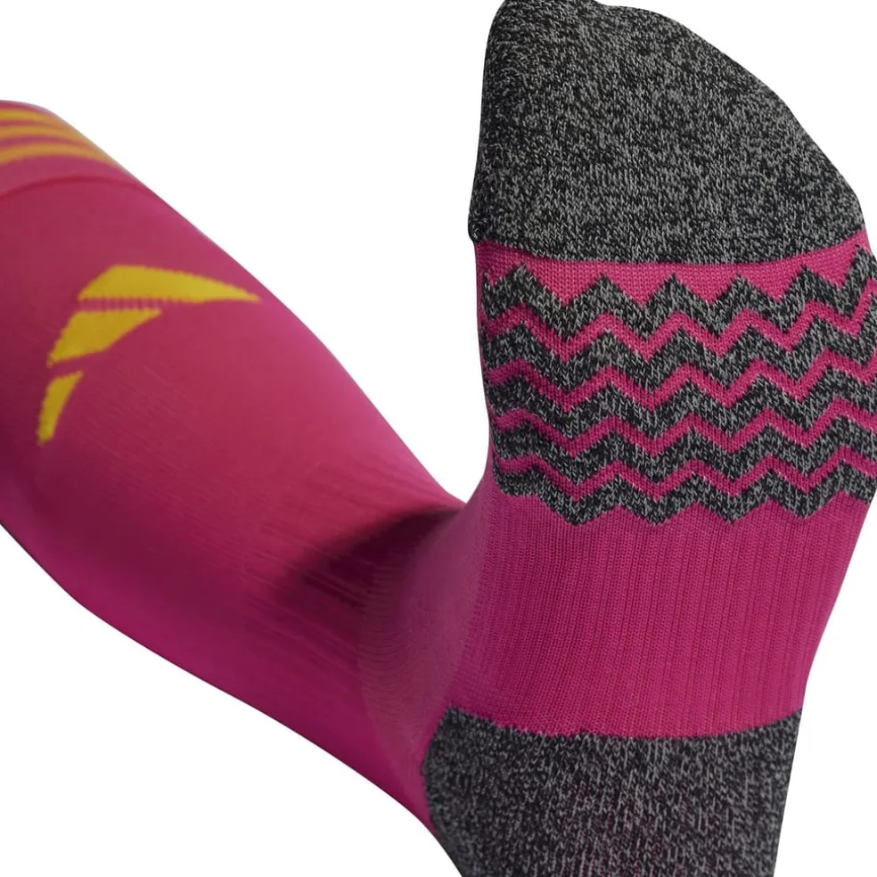 adidas Striped Football Socks in Pink
