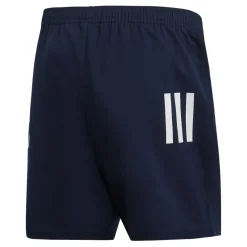 adidas 3-Stripes Rugby Shorts in Navy-White