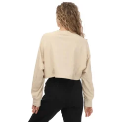 adidas Studio Lounge Summer Crewneck Sweatshirt in Beige