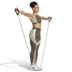 adidas Techfit 7 8 Colorblock Leggings in Green