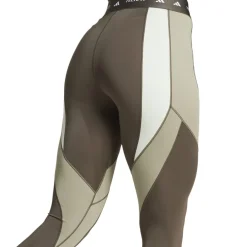 adidas Techfit 7 8 Colorblock Leggings in Green