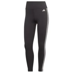 adidas Techfit 3 Stripes 7 8 Leggings in Black
