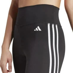 adidas Techfit 3 Stripes 7 8 Leggings in Black
