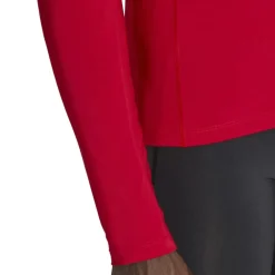 adidas Techfit Aeroready Long Sleeve Long Sleeve Top in Red
