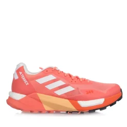 adidas Terrex Agravic Ultra Trail Running Shoes in Coral