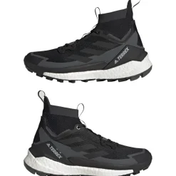 adidas Terrex Free Hiker 2 Hiking Shoes in Black Grey