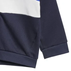 adidas Tiberio 3 Stripes Colorblock Fleece Track Suit Infants in Blue