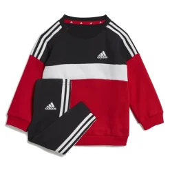 adidas Tiberio 3-Stripes Colorblock Leggings Set in Black-White