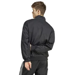 adidas Tiro Material Mix Track Jacket in Black
