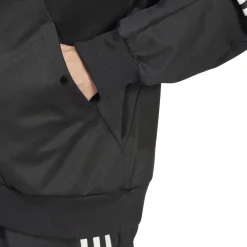 adidas Tiro Material Mix Track Jacket in Black