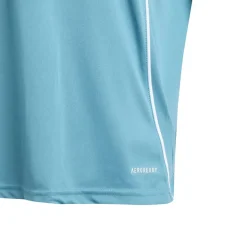 adidas Tiro Slim Fit Crew Neck T-Shirt in Blue