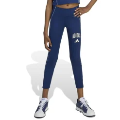 adidas Train Essentials Collegiate Print Leggings Kids in Blue