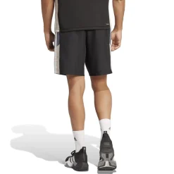 adidas Train Essentials Seasonal Colorblock Shorts in Black