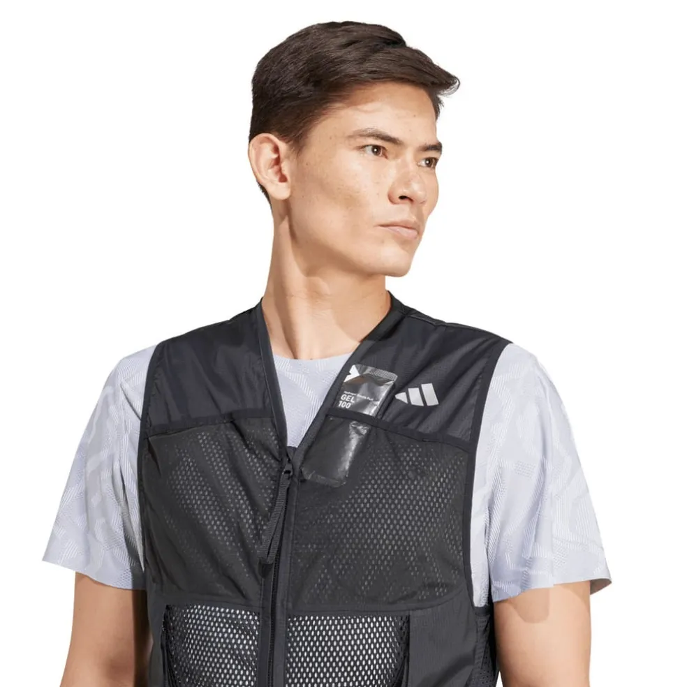 adidas Ultimate Pocket Vest in Black