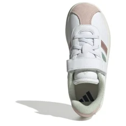 adidas Vl Court 3.0 El C Low Top Trainers Girls in White