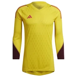 adidas V-Neck Regular Fit T-Shirt in Yellow