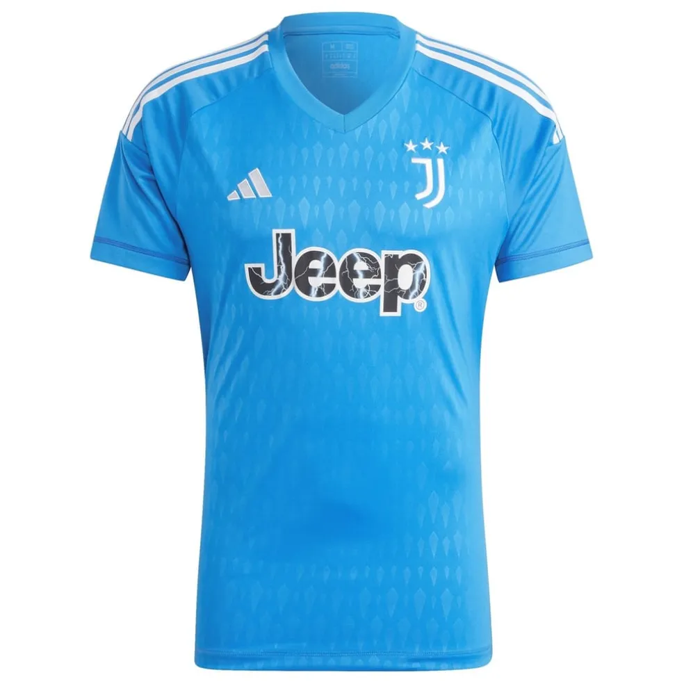 adidas V-Neck Regular Fit Short Sleeve Shirt in Blue