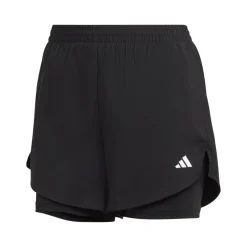 adidas Womens 2 In 1 Shorts in Black