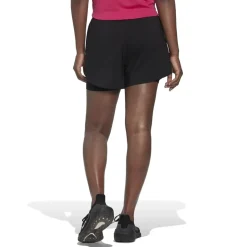 adidas Womens 2 In 1 Shorts in Black