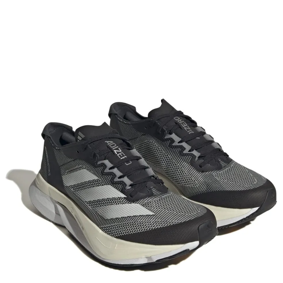 adidas Womens Adizero Boston 12 Running Shoes in Black