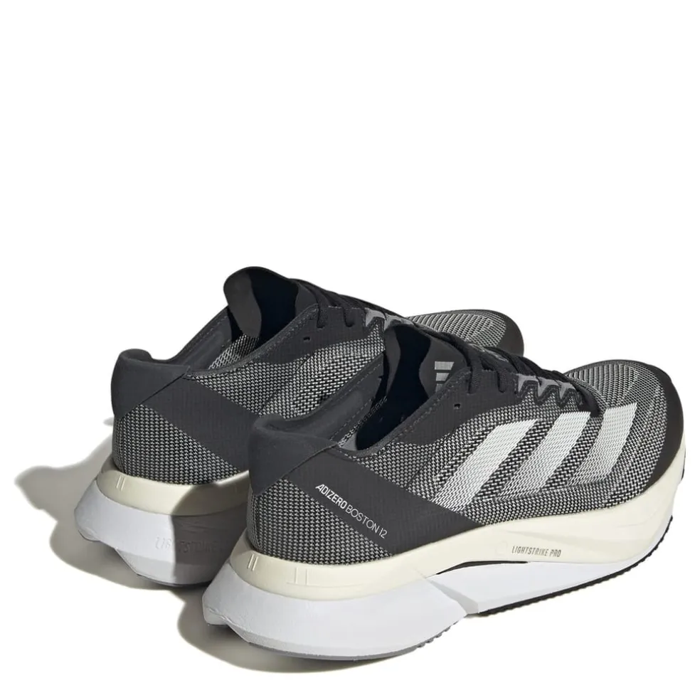 adidas Womens Adizero Boston 12 Running Shoes in Black