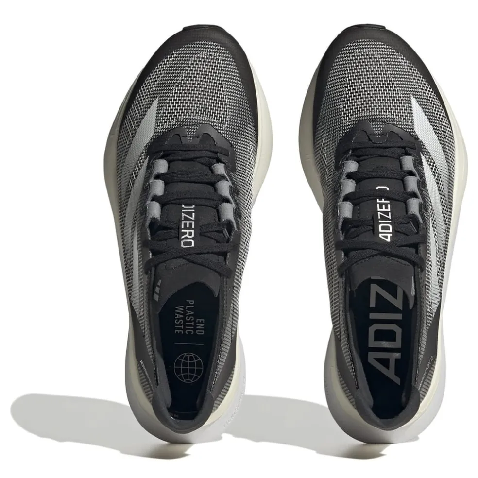 adidas Womens Adizero Boston 12 Running Shoes in Black