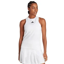 adidas Womens Aeroready Pro Tennis Dress in White