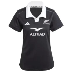 adidas Womens All Blacks Home Shirt 2024 in Black