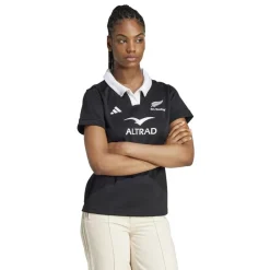 adidas Womens All Blacks Home Shirt 2024 in Black