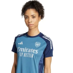 adidas Womens Arsenal Tiro 25 Competition Training Shirt in Blue