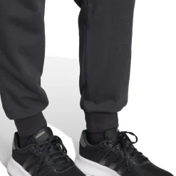 adidas Womens French Terry Print Regular Joggers in Black