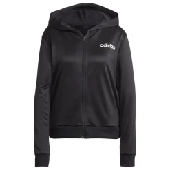 adidas Womens Linear Tracksuit in Black