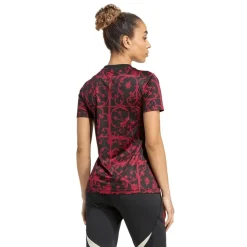 adidas Womens Liverpool Pre Match Shirt 2025 2026 in Black