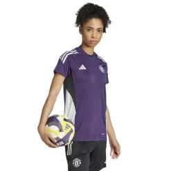 adidas Womens Manchester United Training Top 2025 2026 in Red