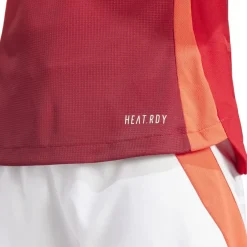 adidas Womens Manchester United Authentic Home Shirt 2024 2025 in Red