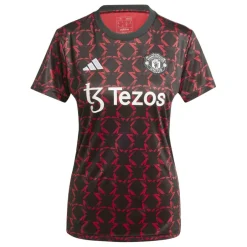 adidas Womens Mufc Preshi W T-Shirt in Black